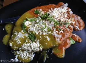 Papalote's tlacoyos