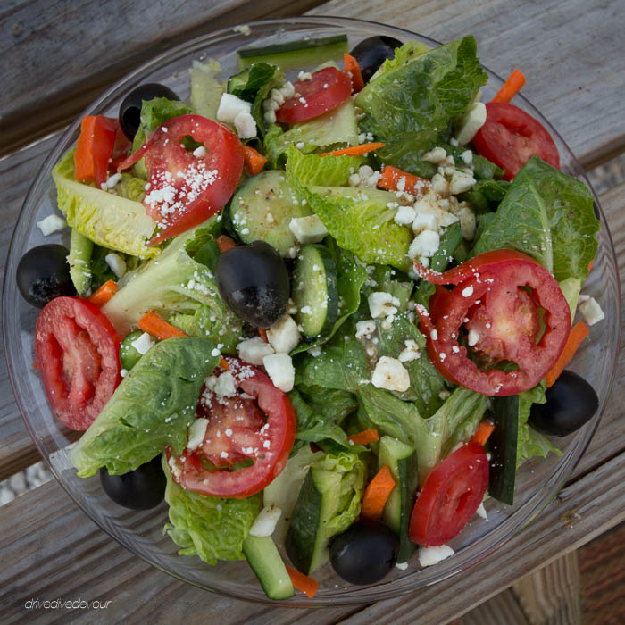 Pappas Style Greek Salad with Potatoes