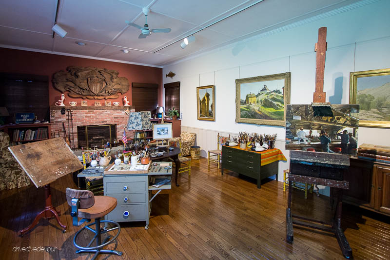 Pleissner Gallery and Studio recreation