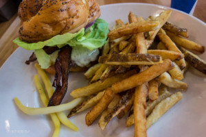 Burger at South End Kitchen in Burlington, VT