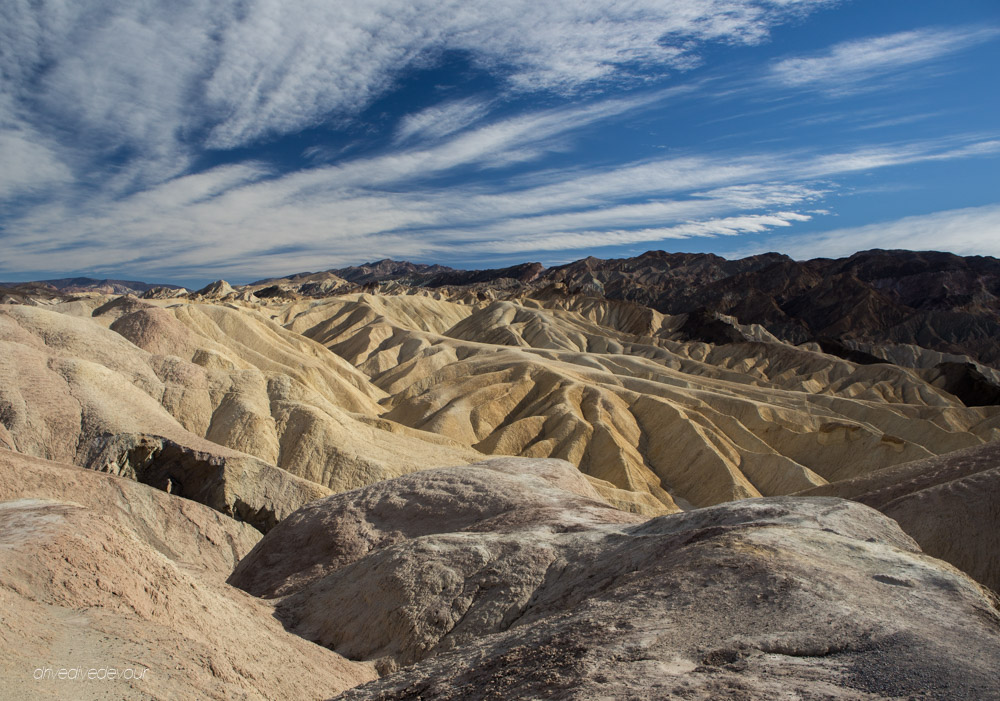 Zabriskie Point Death Valley badlands