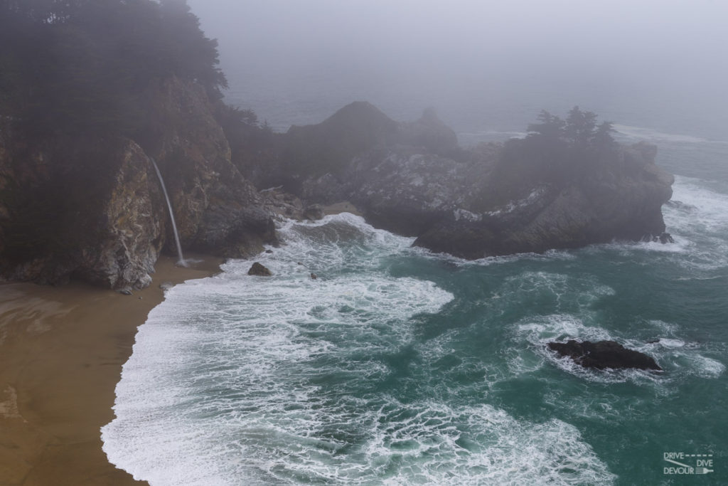 The McWay Falls at Julia Pfeiffer Burns State Park Central Coast CA