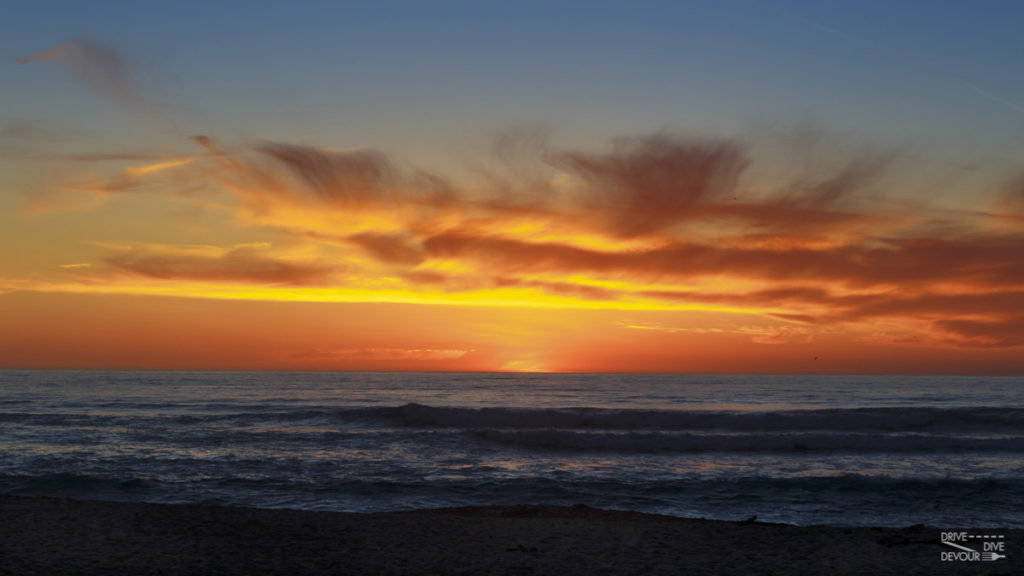 Sunset at the beach Central Coast CA
