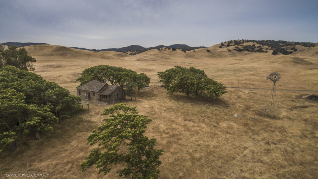 Old building in CA hills